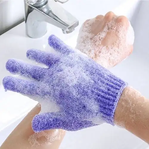 1 chiếc Găng tay masage tắm tẩy tế bào chết chống trượt dưỡng ẩm cho da khi tắm