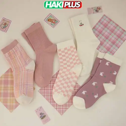 Review chi tiết ất cổ cao vớ cổ cao nữ họa tiết dễ thương vải co giãn thời trang Hàn Quốc T C 118 có tốt không