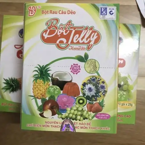 1 Hộp rau câu hoàng yến hải phòng rau câu dẻo rau câu jelly hoàng yến