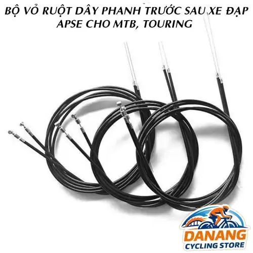 Bộ Vỏ Ruột Dây Phanh Xe Đạp Trước Sau