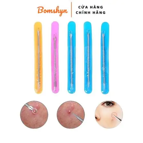 Test thực tế Que Nặn Mụn 2 đầu Thép Không Gỉ cao cấp Dụng cụ Nặn Mụn có đáng tiền không