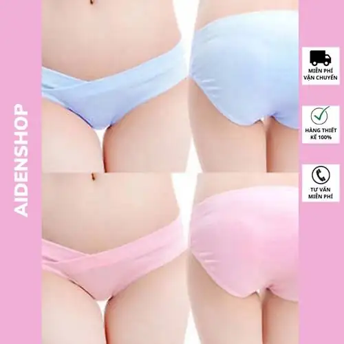 Quần lót bầu cạp chéo chất cotton mặc thoải đủ màu