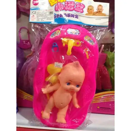 Búp bê chậu tắm em bé size nhỏ phụ kiện tùy đợt hàng về