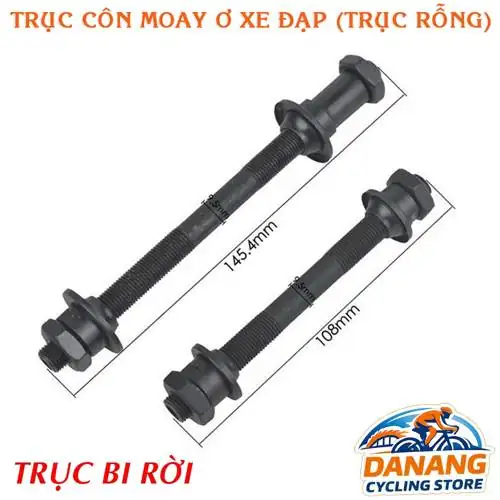 Test thực tế Trục Côn Moay Ơ Xe Đạp Bi Rời Trước Sau Bi Rời Trục Rỗng có tốt không