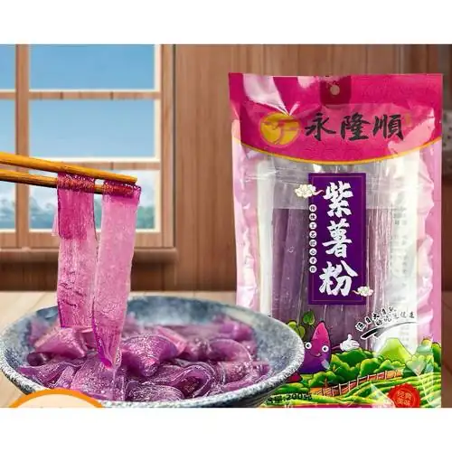 Trải nghiệm Miến Dẹt Khoai Lang Tím Gói 200 g Thả Lẩu có đáng mua không