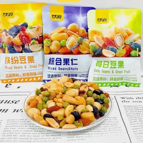 1 Kg Hạt Dinh Dưỡng Mix Hoa Quả Sấy Giòn 27 33 gói