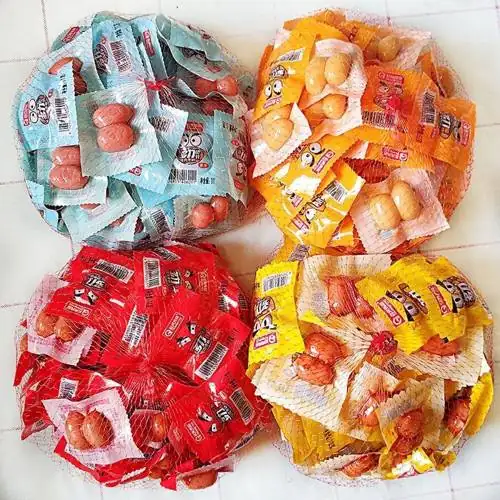 1 Bịch 50 Cái Xúc Xích 2 Viên Thơm Ngon