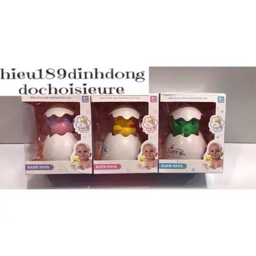 Đồ chơi trứng nước cho các bé chơi khi tắm ảnh thật kèm video Khách chat chọn mẫu
