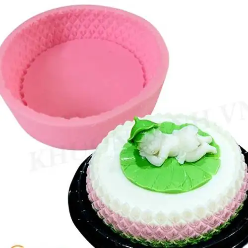 Đánh giá Khuôn silicon đài sen 19 cm đổ cốt bánh rau câu khuôn mắt thơm khuôn đế sen khuôn silicon tháp sen có đáng mua không