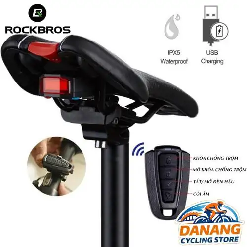 Trải nghiệm Đèn Sau Xe Đạp A 6 3 in 1 Kèm Còi Chống Trộm Có Điều Khiển có đáng mua không