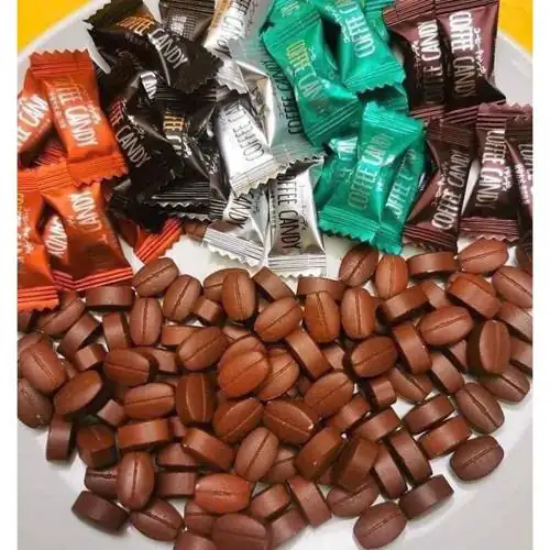 1 kg Kẹo Cà Phê Không Đường Mix 8 Vị Chuẩn Loại 1 Coffee Can Dy