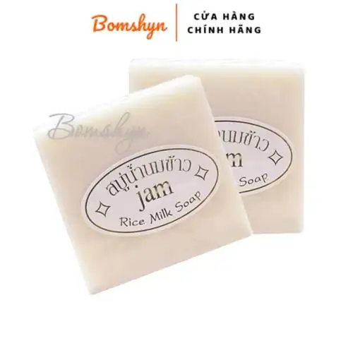 01 bánh xà phòng sữa gạo Jam chính hãng thái lan