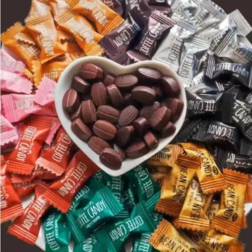 1 Kg Kẹo Cafe Candy Nguyên Chất Viên Nén Mix Vị