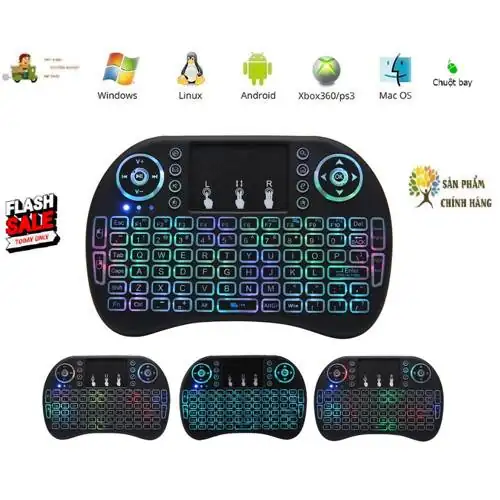 Review chi tiết Remote Điều khiển chuột bay I 8 24 G kiêm bàn phím mini thông minh CÓ ĐÈN NỀN HÀÍÃN G mới 100 dùng có ổn không