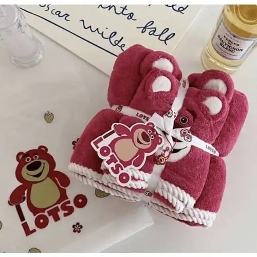 So sánh Sét 2 khăn tắm khăn mặt gấu hồng M IN 225 có nên mua không