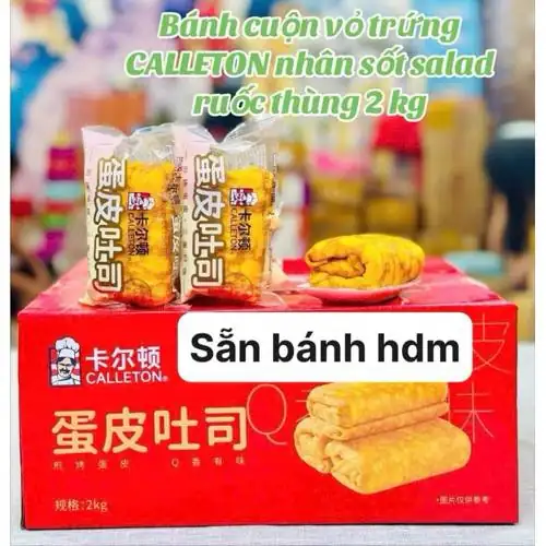 Phân tích Thùng 2 kg Bánh Da Trứng Cuộn Sốt Chà Bông Hằng Du Mục 2224 c dùng có ổn không