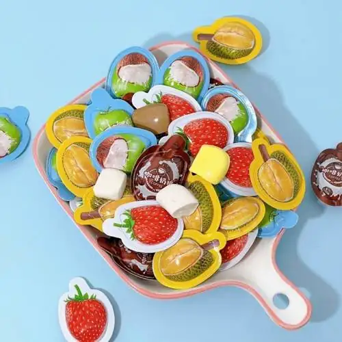 1 Kg Kẹo Dẻo Sữa Trái Cây 3 D Mix Vị