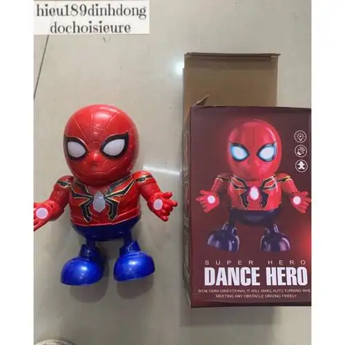 Đánh giá Đồ chơi Dance hero spider man người nhện nhảy vui nhộn có nhạc có đèn tặng kèm pin hiện còn mẫu mới như ảnh 1 2 có bền không