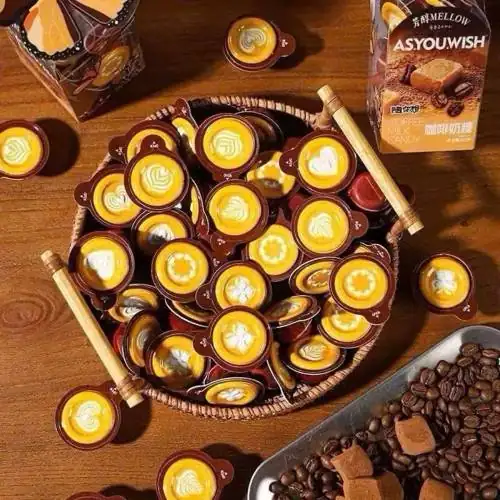 1 Kg Kẹo Coffee Sữa Capuchino 3 D Thơm Ngon