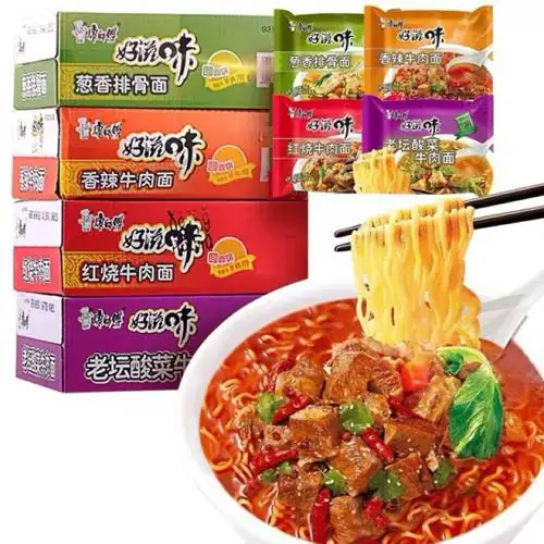 1 Thùng 24 Gói Mỳ Tôm Sư Phụ Khang mix các vị