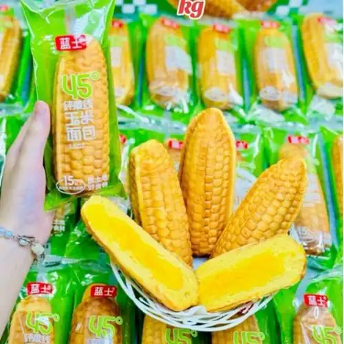 1 Kg Bánh Bắp Ngô Nếp Corn Bread 45 Nhân Kem 1415 chiếc