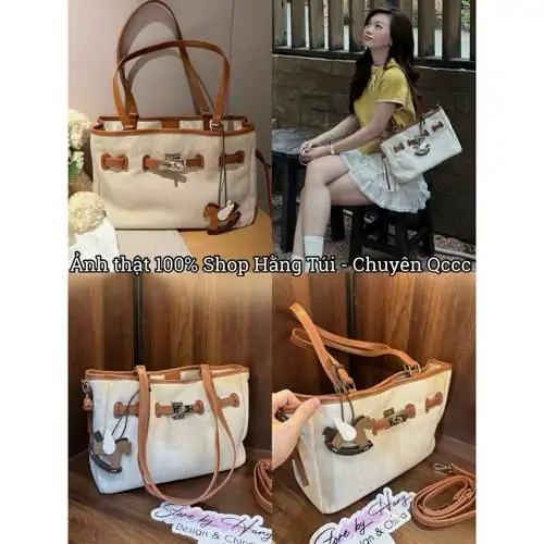 Đánh giá Túi Chio nỉ Canvas Size 30 cm Công Sở Ảnh Thật H S 336 có đáng mua không