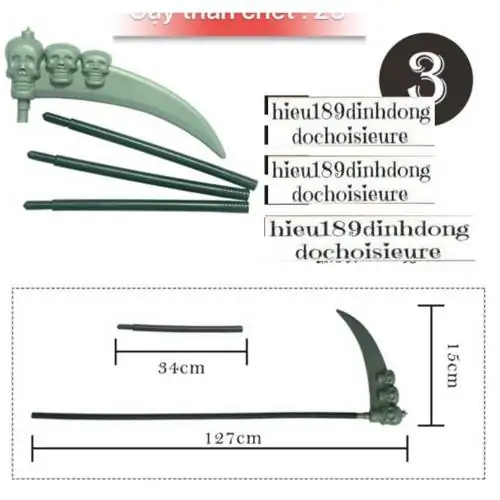 Đồ chơi lưỡi hái liềm tử thần, thần chết