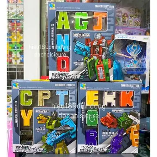 So sánh Đồ chơi Người máy robot số học chữ cái dùng có ổn không