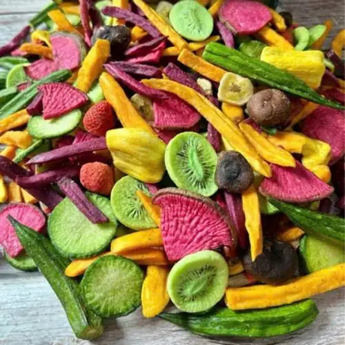 1 Kg Rau Của Quả Thập Cẩm Sấy Thăng Hoa Mix Vị