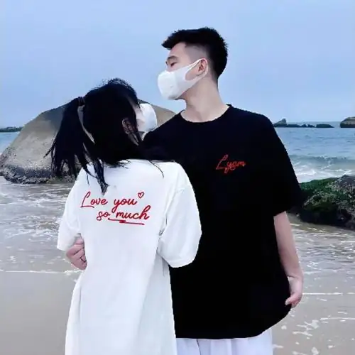 Đánh giá G IÁ 1 ÁO Áo Thun Đôi In Hình Love you so much Áo Đôi Nam Nữ Unisex Chất Liệu Cotton S U Thoáng Mát U T có đáng mua không