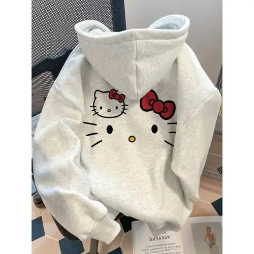 So sánh Áo Khoác Nỉ Hoodie Zip Khóa Kéo Sweater 2 MÈó Túi Trong Form Rộng Nam Nữ U T có nên mua không