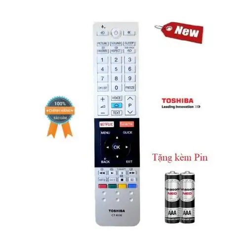 Review chi tiết Điều khiển tivi Toshiba giọng nói C T 8536 HÀÍÃặng kèm Pin có nên mua không