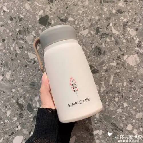Review chi tiết Bình nước 350 ml lõi thủy tinh bọc nhựa lúa mạch cách nhiệtLá Tre có đáng mua không