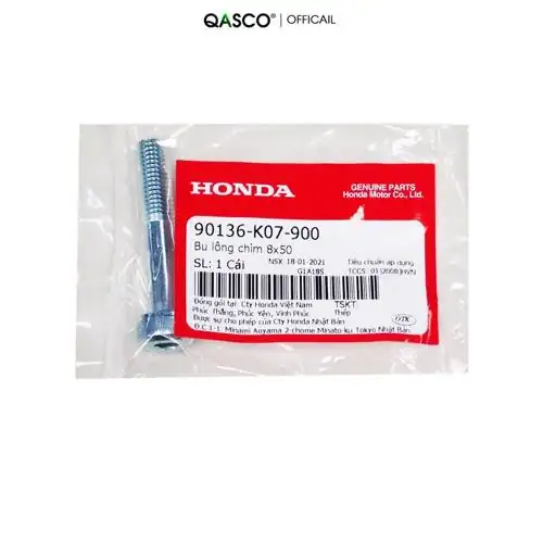 Bu lông chìm nhiều dòng xe 8 x 50 Q A90136 K 07900 338