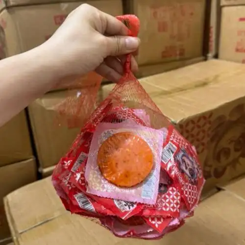 1 Bịch 50 Chiếc Xúc Xích Cay Tròn Dẹt Thuỷ Thủ 15 gr chiếc