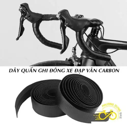Dây quấn Băng quấn ghi đông xe đạp vân Carbon