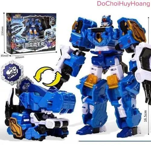 So sánh Đồ chơi Miniforce 7 ực lượng nhí 7 robot Thunder TRex biệt đội siêu nhân nhí có bền không