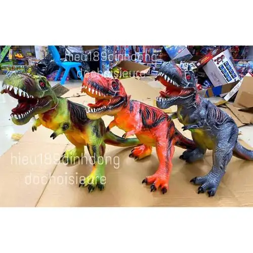 Review chi tiết Khủng long bạo chúa cao su cỡ siêu lớn có âm thanh màu nhám Khách chat chọn mẫu hoặc shop gửi mẫu ngẫu nhiên có tốt không