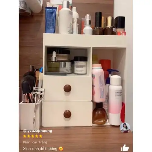 Review Tủ mini đựng mỹ phẩm đủ màu cao 30 cm có đáng tiền không