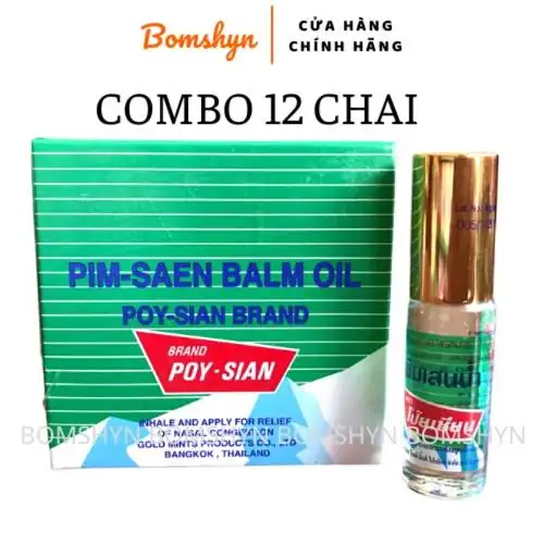 1 lốc 12 chai dầu lăn nóng núi