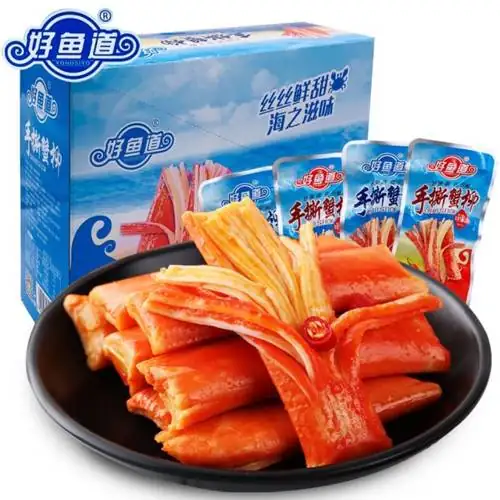 1 HỘP 20 Gói Thanh Cua Ăn Liền Hot Hit gói 14 gr
