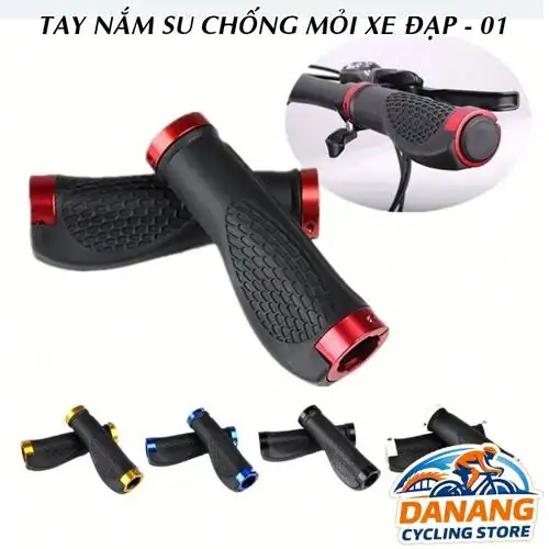 Tay Nắm Su Xe Đạp Chống Mỏi Mẫu 01 Êm Tay, Chống Trượt