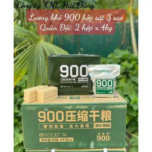 1 Thùng Lương Khô Quân Đội Trung Quốc 900 Ba Sao 4 kg