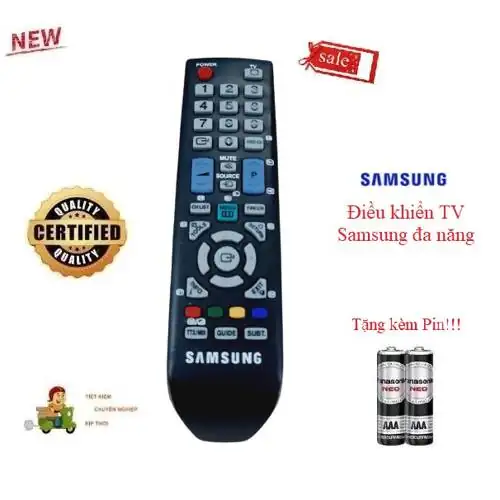 Phân tích Remote Điều khiển T V Samsung đa năng các dòng tivi Samsung Smart T V Hàng tốt tương thích 100Tặng kèm Pin dùng có ổn không