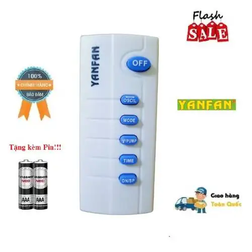 Review Điều khiển quạt Yanfan Hàng mới XỊN công ty 100 tặng kèm Pin có bền không