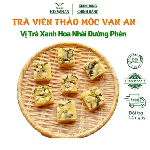 Trải nghiệm Trà Xanh Hoa Nhài Đường Phèn Mật Ong Thảo Mộc Vạn An Trà Detox Giảm Stress Giữ Ấm Cơ Thể Thư Giãn có nên mua không