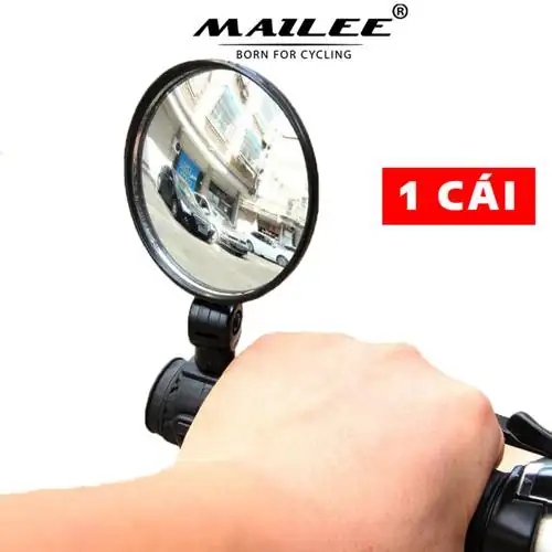 1 chiếc Gương Xe Đạp Chiếu Hậu Giá rẻ 8 cm Cho Xe Đạp Thể Thao Địa Hình 360 Độ Giúp Đạp Xe An Toàn Mai Lee