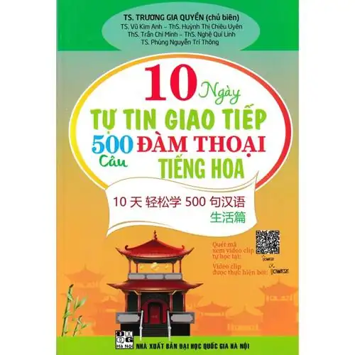 10 ngày tự tin giao tiếp 500 câu đàm thoại tiếng hoa H A