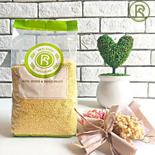 1 kg Hạt Kê Nếp Real Food Làm Cháo, Xào amp Nấu Ăn Bổ Sung Dinh Dưỡng