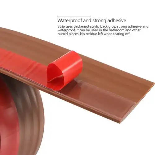 1.8 Mét Ron Chân Cửa Dày Ngăn Chuột Bụi Côn Trùng Chống Ồn 28 mm 46 mm Legaxi Nâu 46 mm